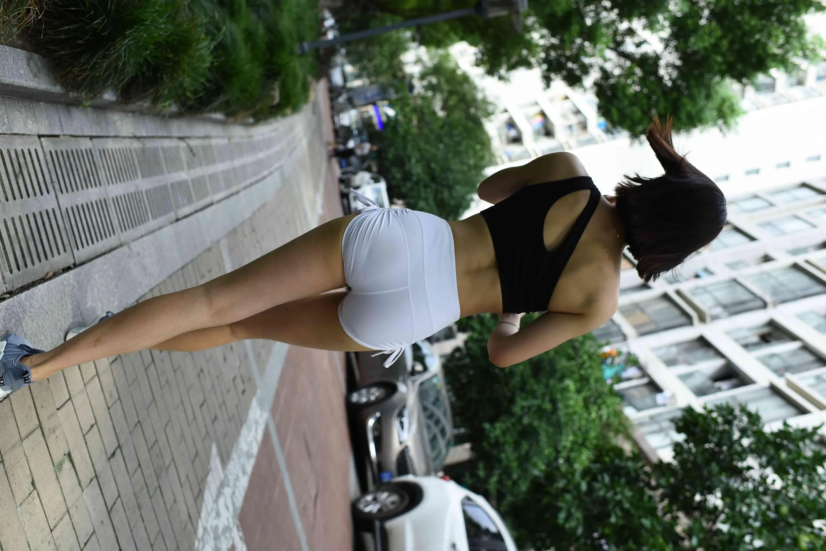 [魔镜街拍] NO.033 街拍清晨健身女神 [209P]插图2